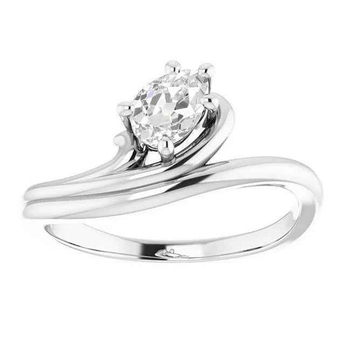 Isabella: Pear .Cut Diamond Solitaire Ring