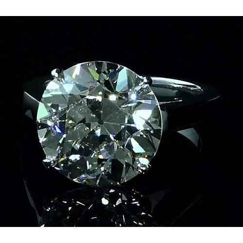 Madrid: Exquisite Solitaire Diamond Ring .5ct Round Natural Diamond