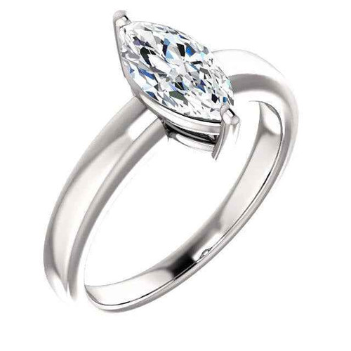 Diana: Marquise Diamond Solitaire Ring .2.50ct Marquise
