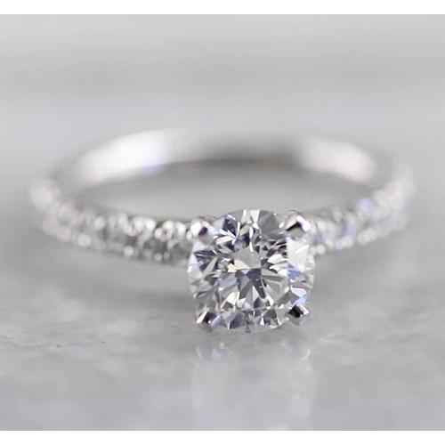 Diana: Prong .Set Diamond Engagement Ring