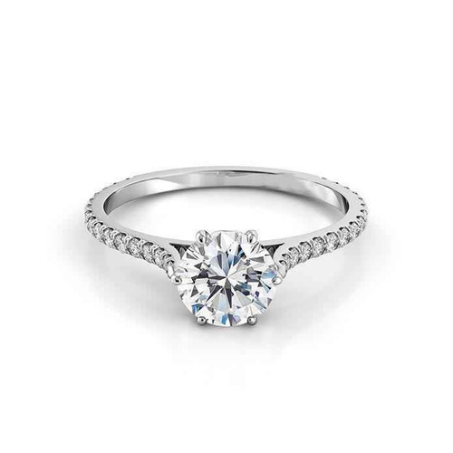 Isabella: Diamond Anniversary Ring .3ct Round Cut Diamond