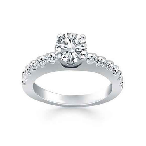 Madri: requintado anel de aniversário de diamante .2.2.85ct Diamante brilhante redondo
