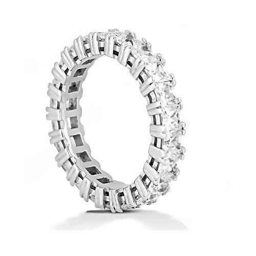 Madrid: Exquisite Diamond Eternity Band .4.40ct Princess Cut Diamonds