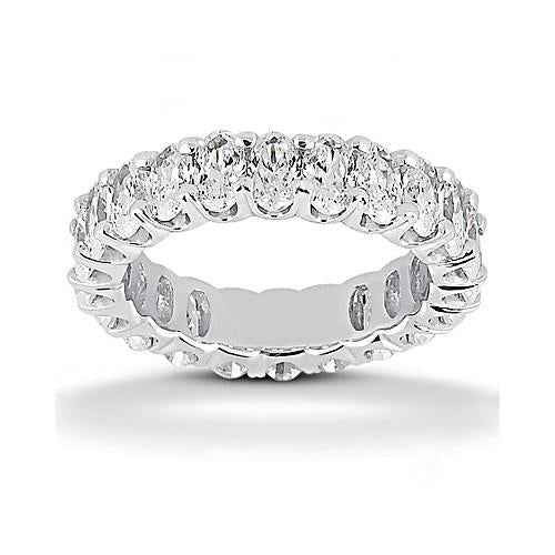 Madrid: Exquisite Diamond Eternity Band .4.40ct Oval Cut Diamonds