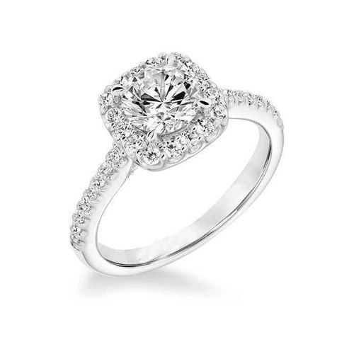 Vienna: squisito anello di alone del diamante .1.85 ct Diamond taglio brillante