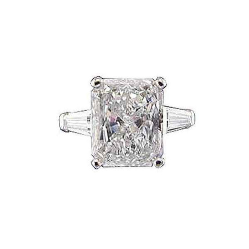 Victoria: Radiant Cut Diamond Wedding Ring .3.00ct Center Diamond
