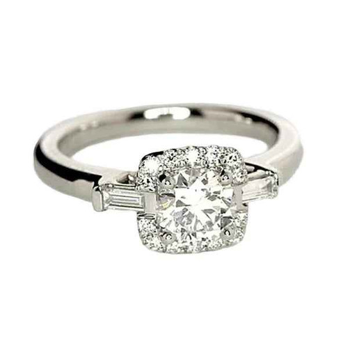 Isabella: Exquisite Three .Stone Diamond Ring