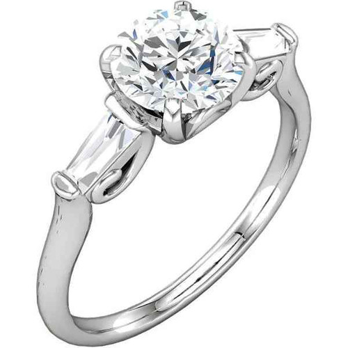 Victoria: Luxury Three .Stone Engagement Ring