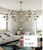 Jason Miller Modo Glass Chandelier Replica