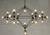 21 head black modo chandelier