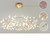 round copper ceiling light