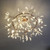 round branch chandelier copper