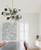 black bubble led chandelier, bursting pendant light
