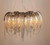 Cascade Luxury Chain Tassel Silver Round Chandelier