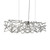modern stainless steel pendant light - long hanging lights for living room