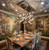 high-end residential focal point, custom artistic lighting design, luxury aesthetic ceiling art, modern magical interior decor, exclusive crystal art lamp, elegant minimalist ceiling light, luxury architectural concept lighting, bespoke flying crystal art, sophisticated home styling piece, high-end custom lighting design, modern whimsical statement light