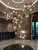 The Oro Luxurious Hotel Lobby Gold Contemporary Large Chandelier is a breathtaking lighting fixture designed specifically for commercial atrium lighting. With its gold finish and contemporary design, it exudes opulence and elegance, becoming a focal point in any space. The chandelier features multiple gold metal arms branching off in unique directions, creating a captivating visual display. Its large size and striking presence make it perfect for commercial atriums, adding a touch of grandeur and creating an unforgettable ambiance. Illuminate your commercial atrium with the Oro Luxurious Chandelier and elevate the space with its luxurious design and impeccable craftsmanship.