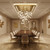 Mila: Stained Glass Chandeliers For Dining Room - Stained Glass Hanging Lights - Floating Glass Chandelier For High Ceilings