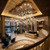 Mila: Stained Glass Chandeliers For Dining Room - Stained Glass Hanging Lights - Floating Glass Chandelier For High Ceilings