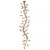 Amina Gold Branch Long Staircase Chandelier - Contemporary Lighting Fixture for Grand Spaces - Premium Quality Materials, Slender Design