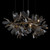 Illuminate your space with our unique flower branch chandelier. This extraordinary lighting fixture combines the beauty of nature with captivating design. The chandelier features delicate branches extending gracefully, adorned with stunningly crafted flowers. Each flower is meticulously designed to bring a touch of organic charm and elegance to your interior. The chandelier's one-of-a-kind aesthetic will be a focal point in any room, effortlessly capturing attention and admiration. With its thoughtfully arranged branches and balanced proportions, it harmoniously complements various decor styles. The chandelier casts a soft and enchanting glow, creating an inviting ambiance for relaxation and conversation. Crafted with attention to detail and high-quality materials, it ensures both durability and aesthetic appeal. Elevate your space with the unique charm of our flower branch chandelier, a stunning addition that will infuse your home with beauty and sophistication.