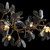 Elevate your space with our modern black flower chandelier. Its sleek and contemporary design, combined with the allure of delicate floral accents, creates a captivating lighting fixture. The black finish adds a touch of sophistication, making it a perfect addition to any modern interior. Handcrafted with attention to detail, the chandelier features intricately designed glass flowers that reflect and refract light, casting a mesmerizing glow. With multiple light sources strategically placed, it provides ample illumination for any occasion. The balanced proportions and thoughtful arrangement of the chandelier ensure a harmonious presence without overpowering the surrounding decor. Easy to install with an adjustable chain and ceiling canopy, this high-quality chandelier promises durability and longevity. Embrace the fusion of modern style and natural beauty with our black flower chandelier, adding a touch of elegance to your space.