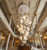 Dariha: White Flower Chandelier - Designer Chandelier Lighting For Hotels - Modern Chandelier For Staircase
