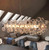 Elvena: Modern Bubble Chandelier - Unique Chandeliers Restaurant - High End Chandelier Lighting