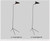 serge mouille lamp floor - Industrial Standing Lamp