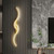 Odell: Modern Gold Wall Sconce - Minimalist Wall Light - Black And Brass Wall Sconce