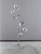 Lysander: Modern Glass Ball Floor Lamp - Bubble Glass Floor Lamp - Silver Floor Lamps For Living Room