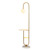 Agello Floor Lamp Shelf With Table - Gold Floor Lamps With Marble Base - Standing Lamp with shelves