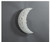 Lania: Crescent Wall Lamp - Half Moon Wall Sconce - LED Half Moon Light	