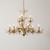 Ida: Vintage Chandelier Gold - Traditional Gold Chandelier - Candle Stick Chandelier