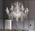 Reno: Black Industrial Chandelier - Silver Rod Iron Light Fixtures - Gold Industrial Chandelier