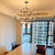 Alia: Modern Traditional Chandelier - Italian Black Chandelier Large - Chrome Contemporary Chandelier