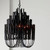 Alma: Unique Light Fixtures For Dining Room - Black Or White Artsy Chandelier - Unique Chandelier Lighting