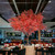 faux red maple tree