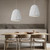 white pendant lamp