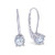 Vancouver: Luxury Diamond Leverback Earrings .3ct Round Brilliant Diamonds
