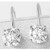 Paris: Signature Men's Leverback Earring With Brilliant Diamond .1.50ct Round Diamond