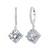 Artemis: Luxury Diamond Dangle Earrings .5.30ct Round Diamonds