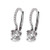 Vienna: Elegant Ladies' Diamond Dangle Earrings .4.60ct Round Diamonds