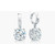 Isabella: Exquisite Diamond Dangle Earrings .5.50ct Brilliant Diamonds