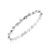 Aurora: Elegant Diamond Bangle .3.90ct Round Brilliant Diamonds