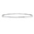 Aurora: Exquisite Diamond Bangle .3.80ct Natural Round Diamonds