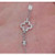 Isabella: Elegant Cross Diamond Bracelet .2.50ct Genuine Diamonds
