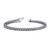 Amsterdã: Pulseira de tênis requintada com diamante redondo de 6 quilates. Cor F/G, clareza VS2/SI