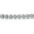 Amsterdam: luksus kvinders diamant tennisarmbånd .6,75ct runde strålende diamanter