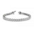 Paris: Exquisite Diamond Tennis Bracelet .8.40ct Round Natural Diamonds